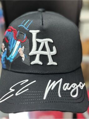 Black & Red L.A. El Mago SnapBack Dandy Hat